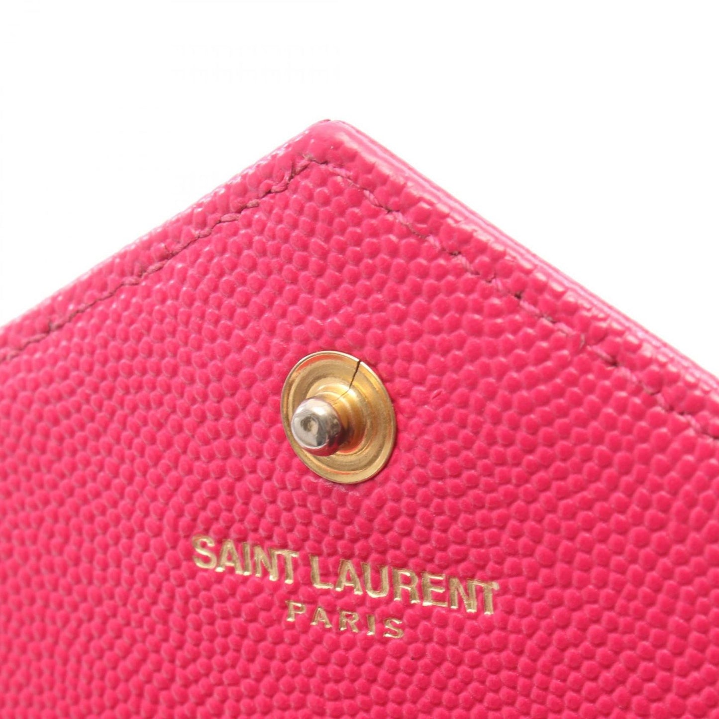 Saint Laurent Paris Shoulder Bag Cassandra Classic Pink Leather Envelope Chain — view 7