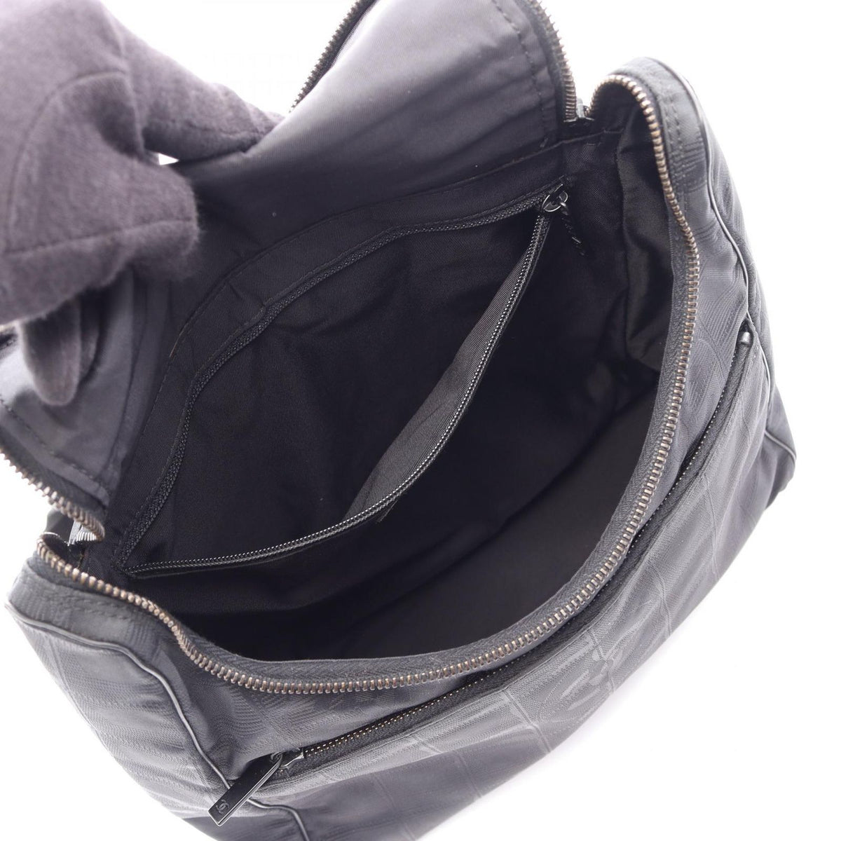 Chanel Backpack New Travel Line Black Leather — view 3