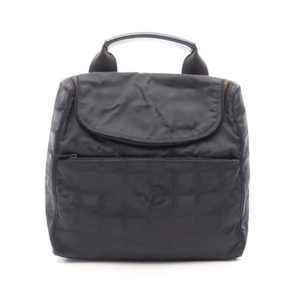 Chanel Backpack New Travel Line Black Leather