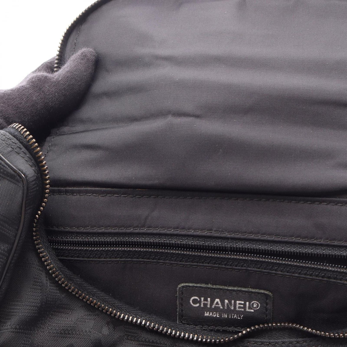 Chanel Backpack New Travel Line Black Leather — view 6
