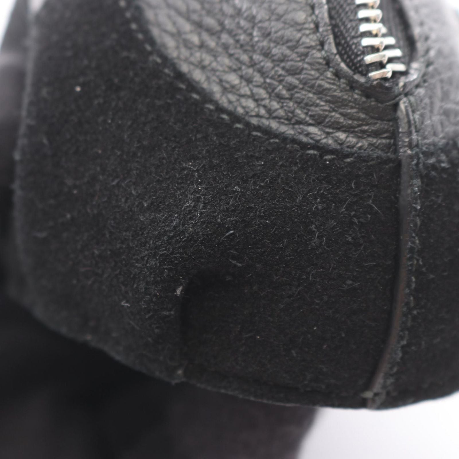 Loewe Coin Case Panda Purse Black Leather Suede — view 8