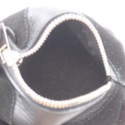 Loewe Coin Case Panda Purse Black Leather Suede — view 3