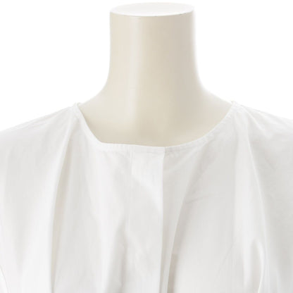 Loewe Pebble Cotton Poplin Mini Dress White 36 — view 5