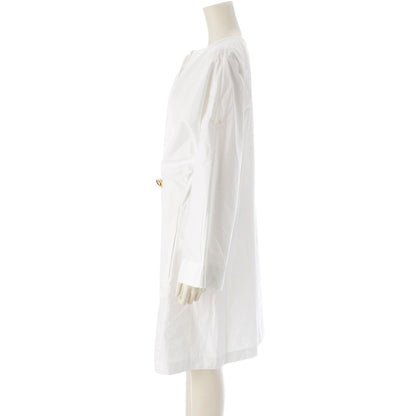 Loewe Pebble Cotton Poplin Mini Dress White 36 — view 3
