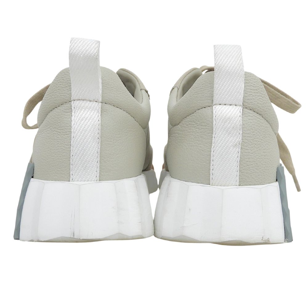 Hermes Bouncing Leather Suede Sneakers Top — view 5