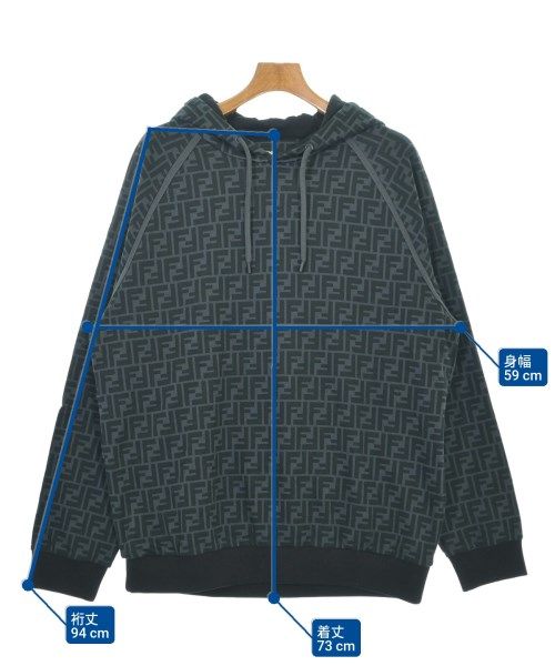 Fendi Hoodie Gray — view 6