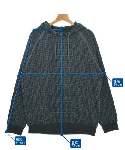 Fendi Hoodie Gray — view 6