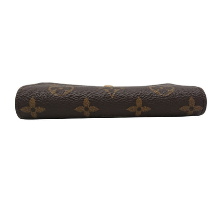 Louis Vuitton Fold Wallet Monogram Porte-Monnaie Billets Tresor Brown — view 6