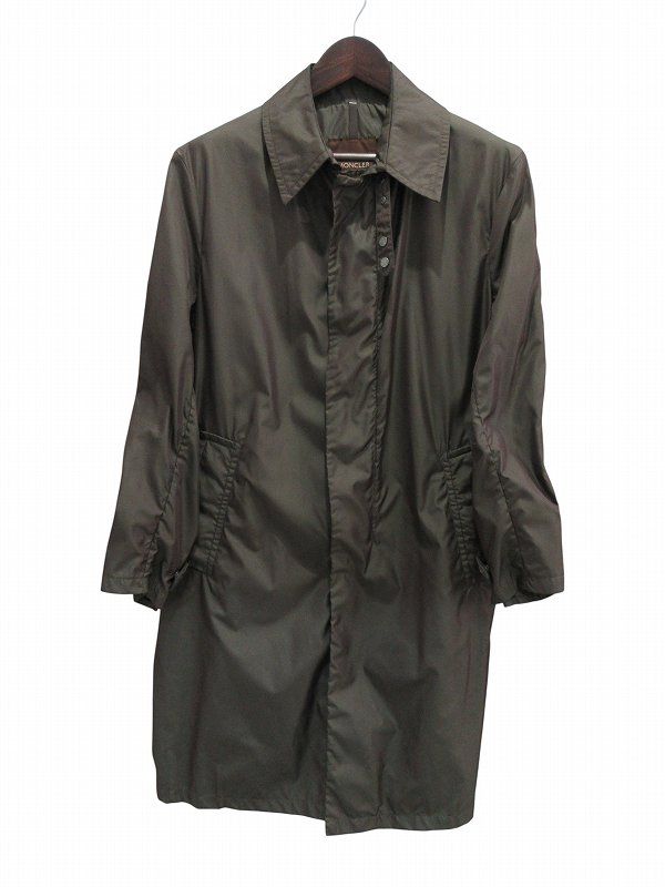 Moncler Soutien Collar Coat Khaki 4