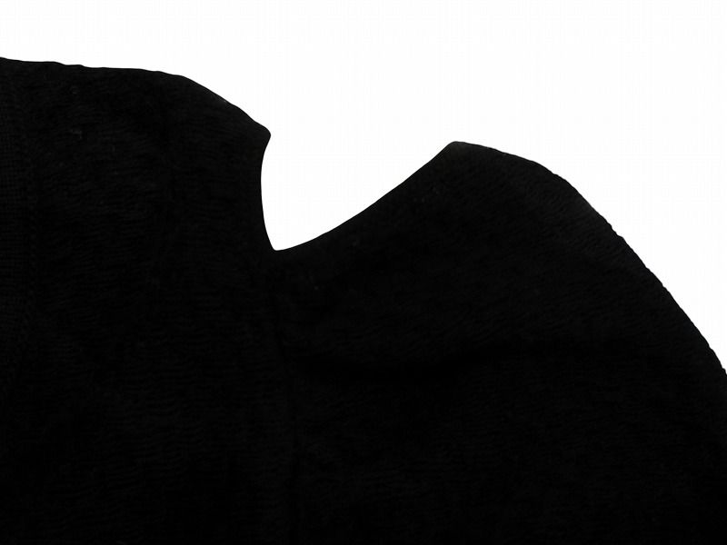 Fendi Knit Dress Cotton Black 42 — view 5