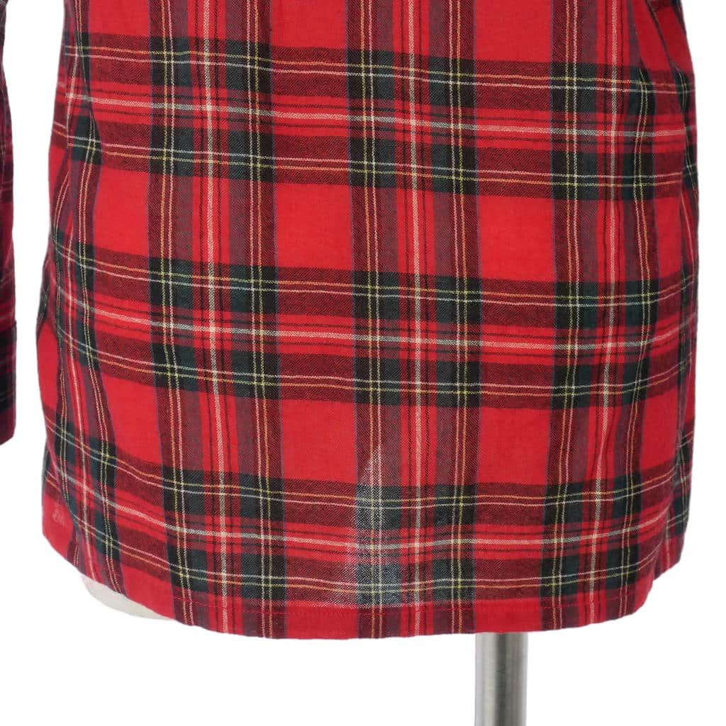 Saint Laurent Paris Check Shirt Flannel Long Sleeve XS — view 7