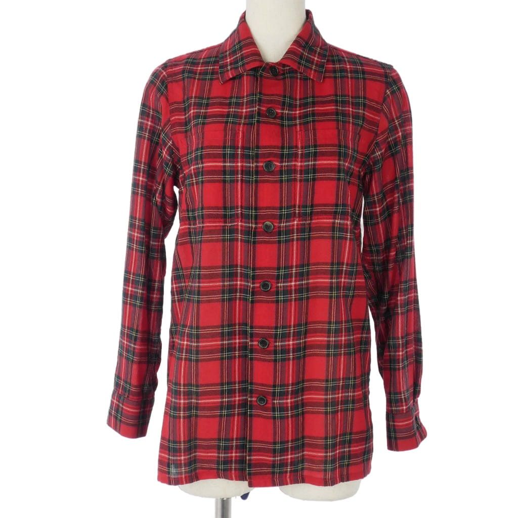 Saint Laurent Paris Check Shirt Flannel Long Sleeve XS
