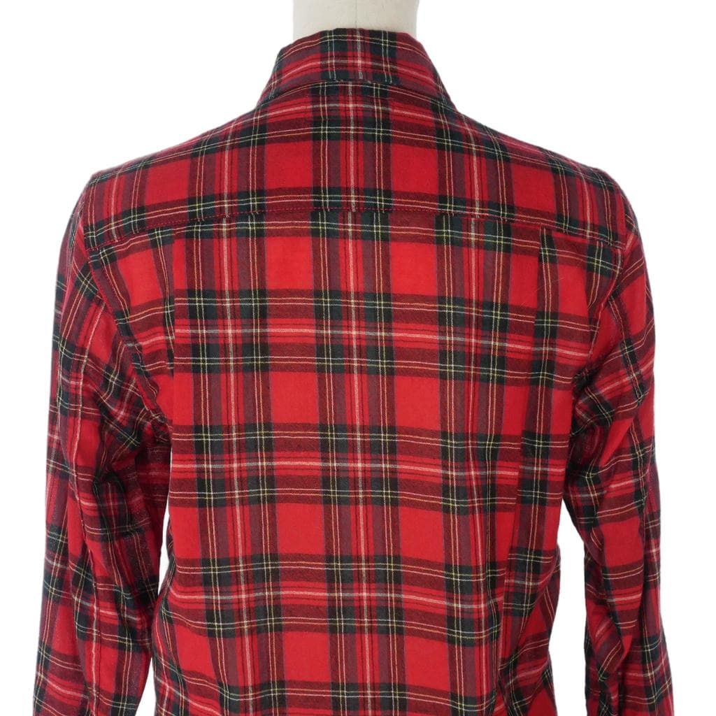 Saint Laurent Paris Check Shirt Flannel Long Sleeve XS — view 6