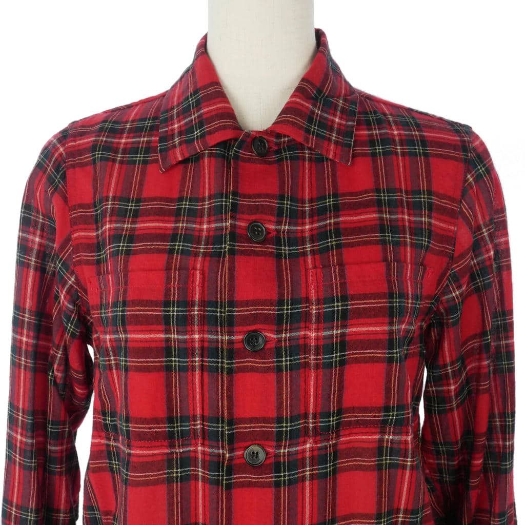 Saint Laurent Paris Check Shirt Flannel Long Sleeve XS — view 2