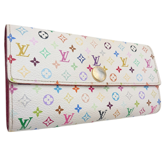 Louis Vuitton Sarah Multicolor Fig Wallet Fold