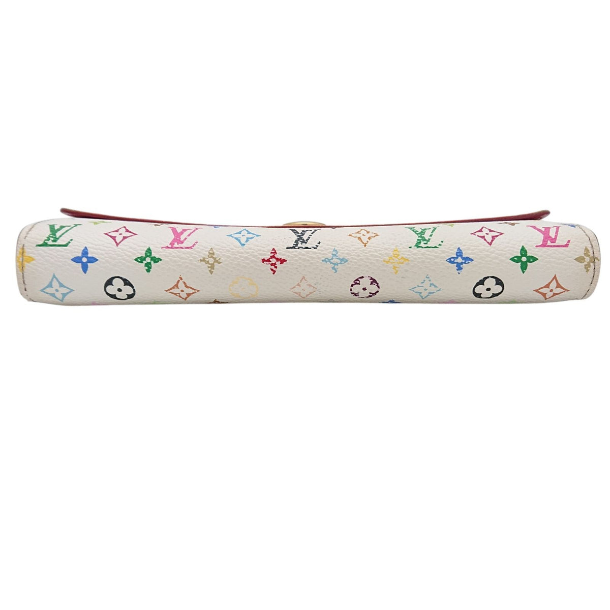 Louis Vuitton Sarah Multicolor Fig Wallet Fold — view 5