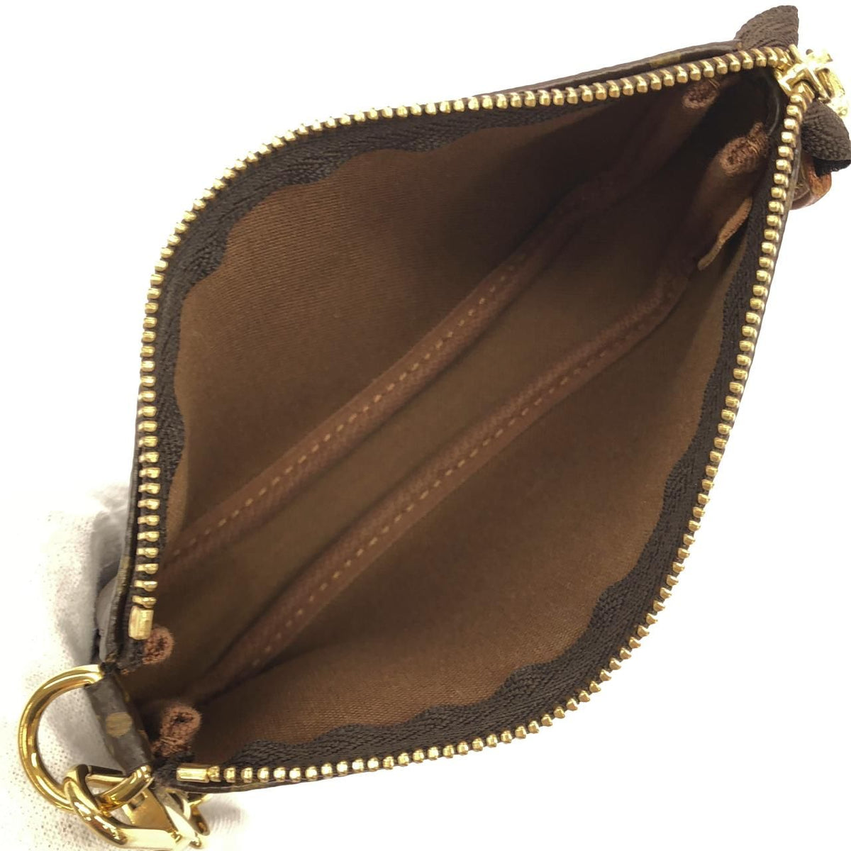 Louis Vuitton Monogram Mini Pochette Pouch — view 6