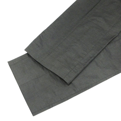 Prada Trousers Pants Straight Pleated Cotton Vintage 40 Gray — view 5