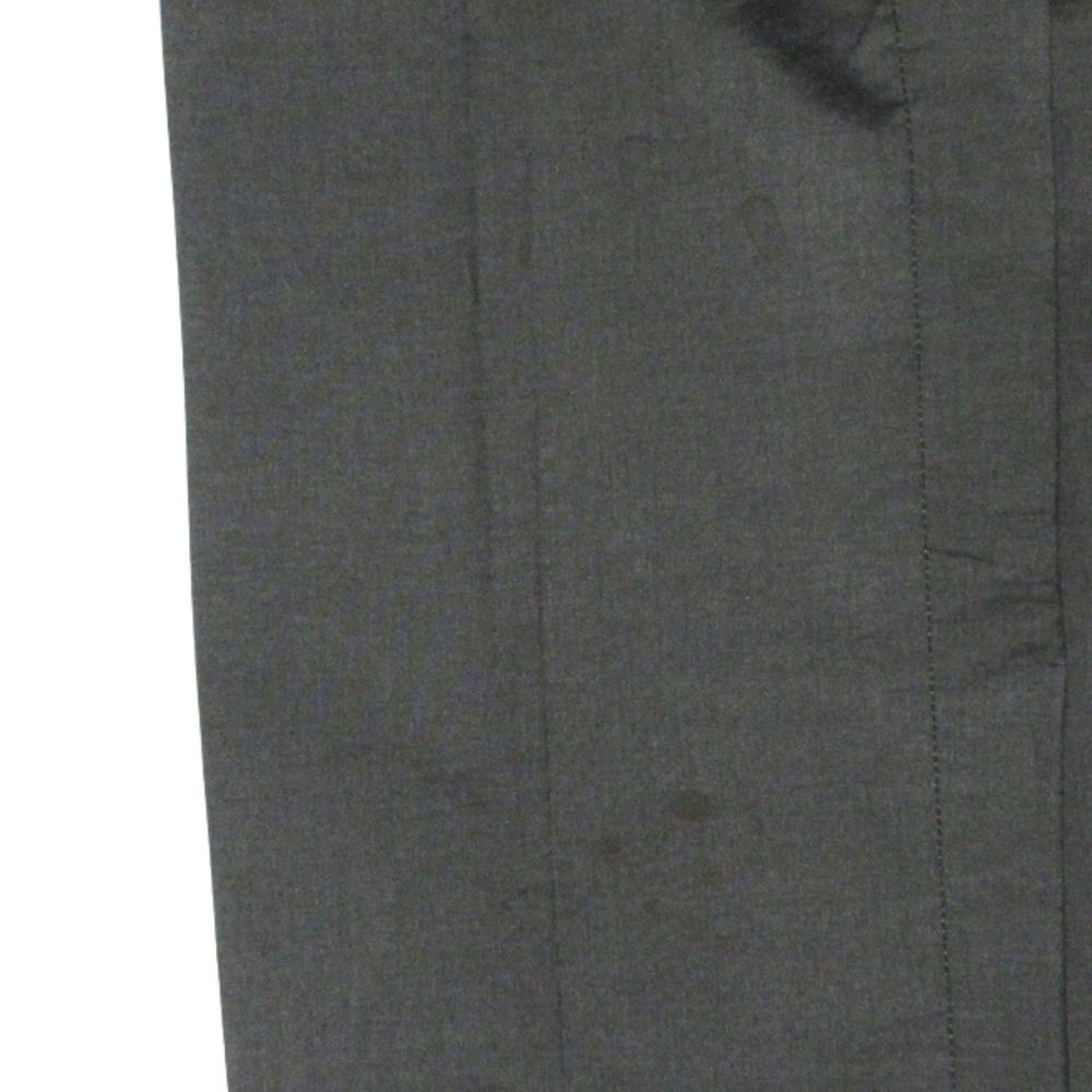 Prada Trousers Pants Straight Pleated Cotton Vintage 40 Gray — view 7