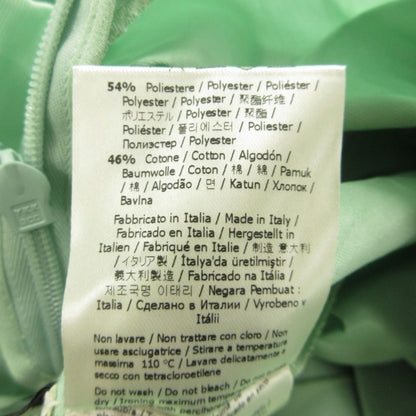 Fendi Asymmetric Dress Cami Pleated Skirt Long Sleeveless 40 Green — view 8