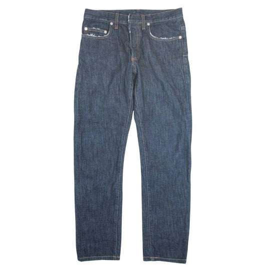Dior Homme Kris Van Assche Era Denim Pants Jeans Straight Button Fly 30 Indigo