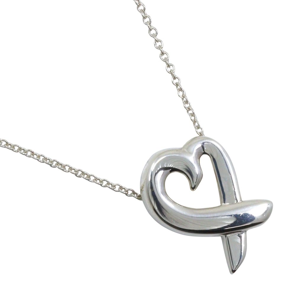 Tiffany & Co Loving Heart Paloma Picasso 925 Sterling Silver Necklace