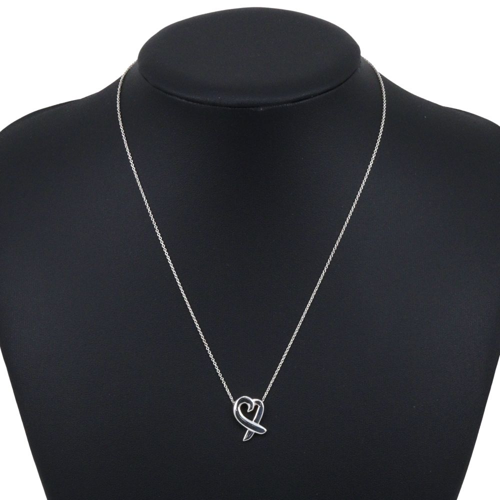 Tiffany & Co Loving Heart Paloma Picasso 925 Sterling Silver Necklace — view 2