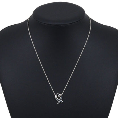 Tiffany & Co Loving Heart Paloma Picasso 925 Sterling Silver Necklace — view 2