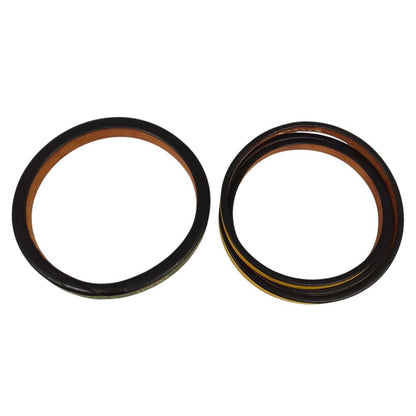 Loewe Leather Double Bangle Set Green Yellow Bracelet — view 6