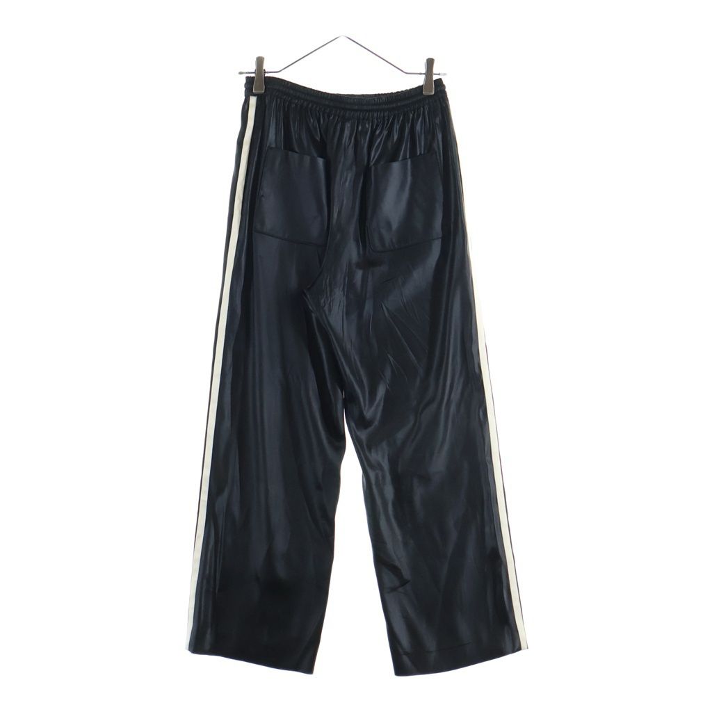 Celine Triomphe Side Line Silk Blend Acetate Track Pants Black — view 2
