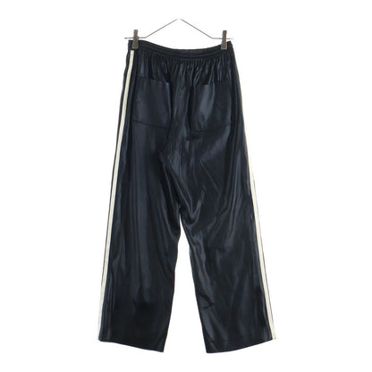 Celine Triomphe Side Line Silk Blend Acetate Track Pants Black — view 2