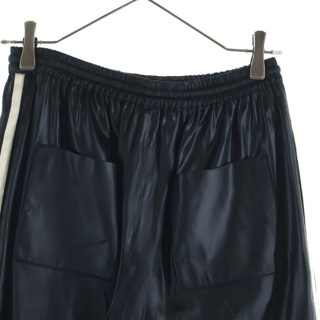 Celine Triomphe Side Line Silk Blend Acetate Track Pants Black — view 4