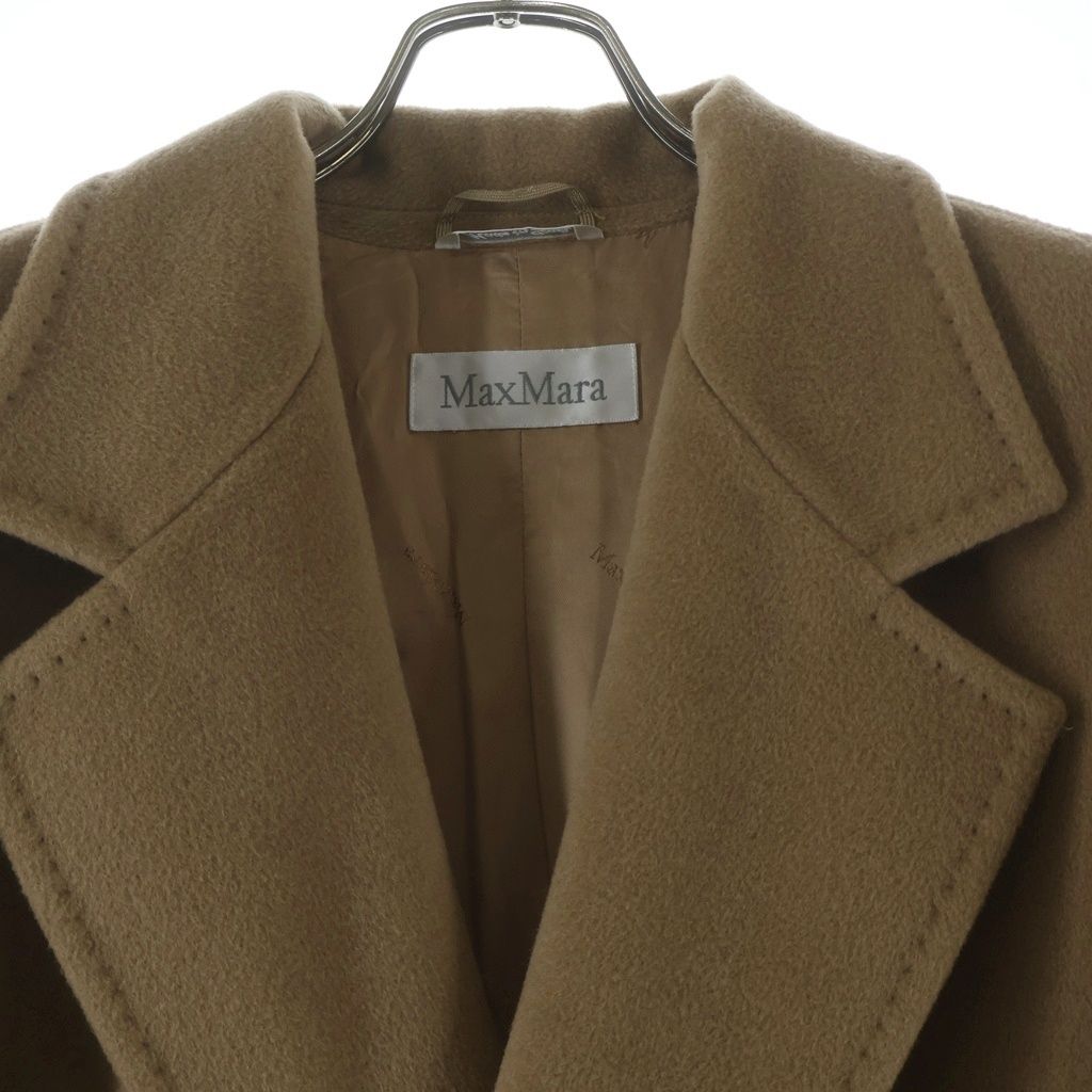 Max Mara Wool Double Breasted Icon Trench Coat Brown — view 3
