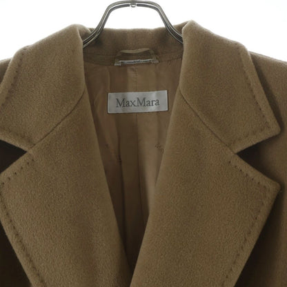 Max Mara Wool Double Breasted Icon Trench Coat Brown — view 3