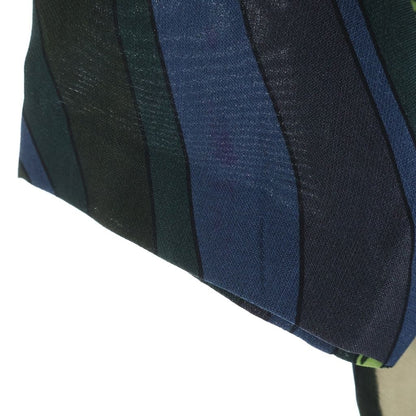 Miu Miu Silk Dress All Over Pattern Black — view 6