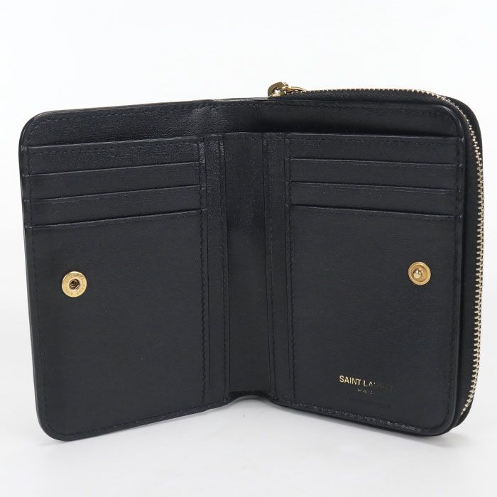 Saint Laurent Bifold Wallet Calfskin — view 3