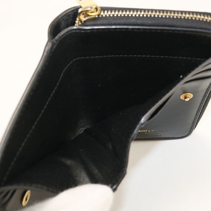 Saint Laurent Bifold Wallet Calfskin — view 4