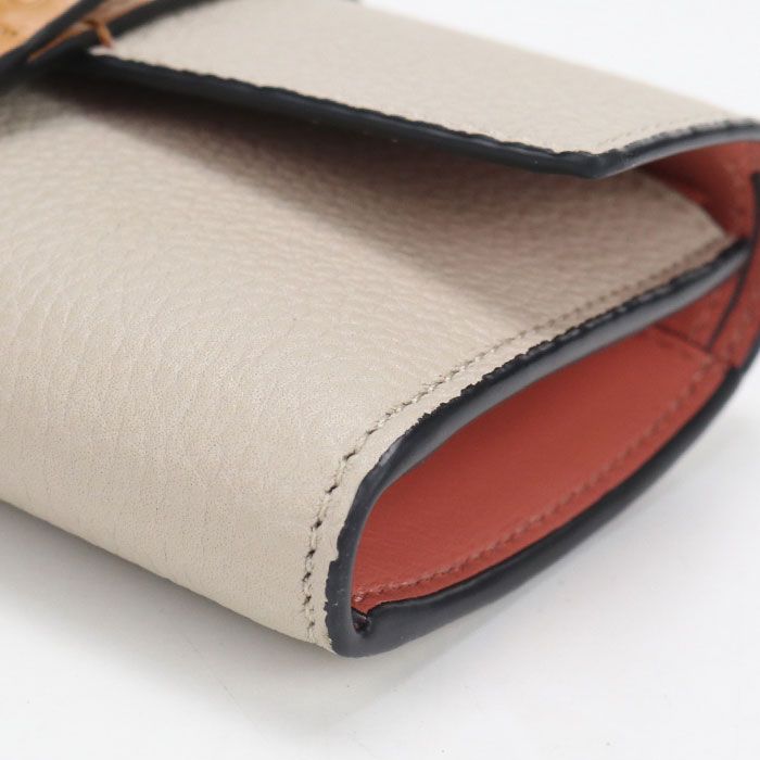 Loewe Vertical Wallet Small Trifold Calfskin — view 7