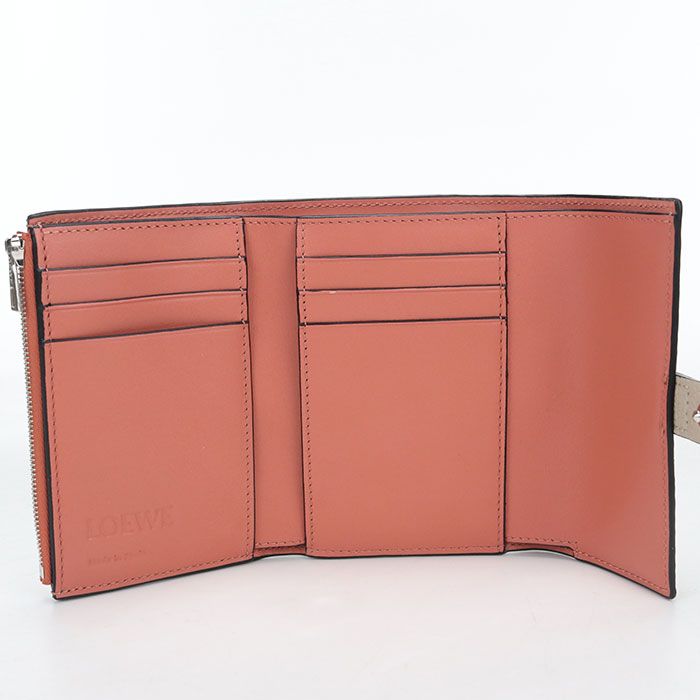 Loewe Vertical Wallet Small Trifold Calfskin — view 3