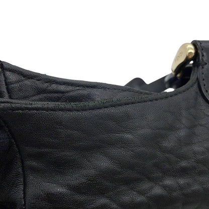 Fendi Leather 2-Way Shoulder Bag Black — view 7
