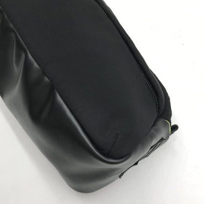 Chanel Sports Line Nylon Pouch Case Black Neon Light Green Clutch Second — view 5