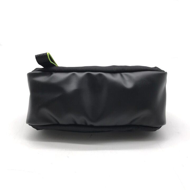 Chanel Sports Line Nylon Pouch Case Black Neon Light Green Clutch Second — view 4