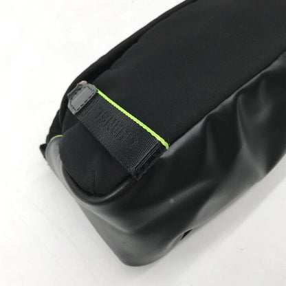 Chanel Sports Line Nylon Pouch Case Black Neon Light Green Clutch Second — view 6