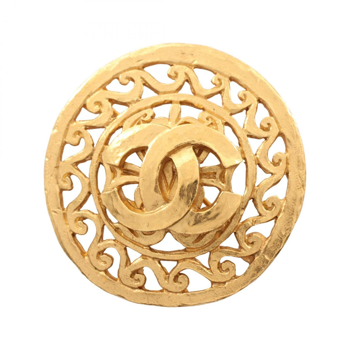 Chanel Brooch CC Logo Circle