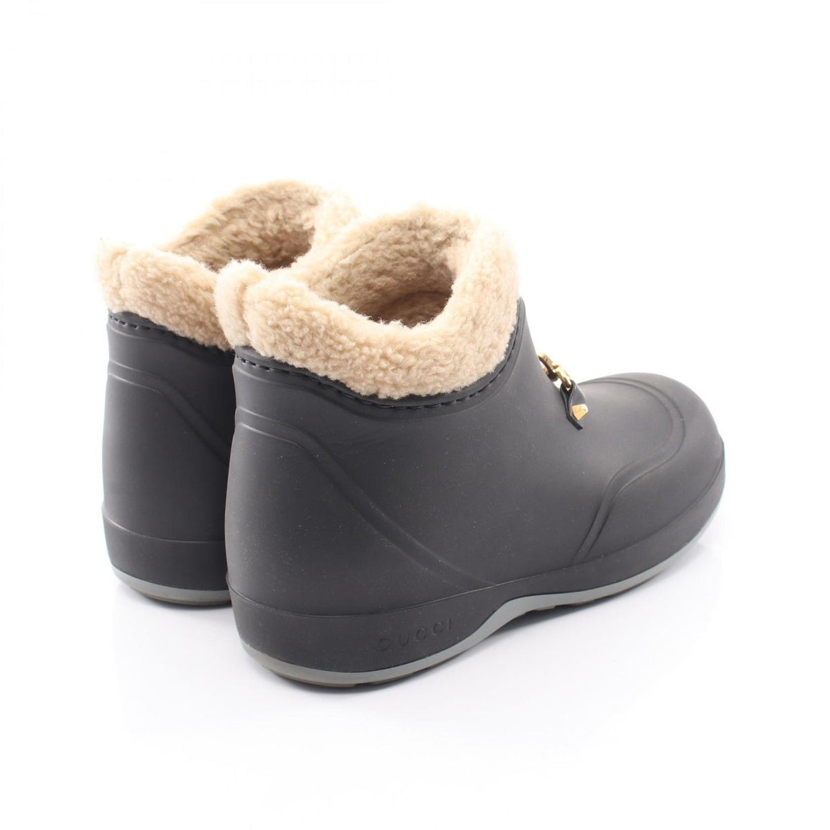 Gucci Boots Interlocking G Black — view 2