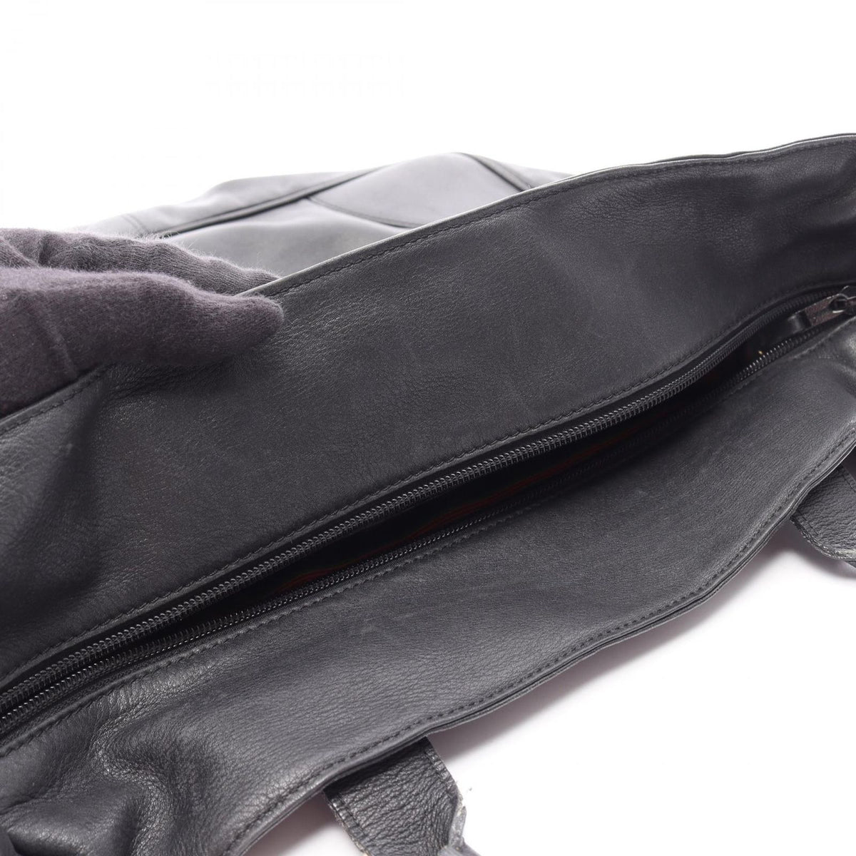 Loewe Tote Bag Anagram Black Leather — view 5
