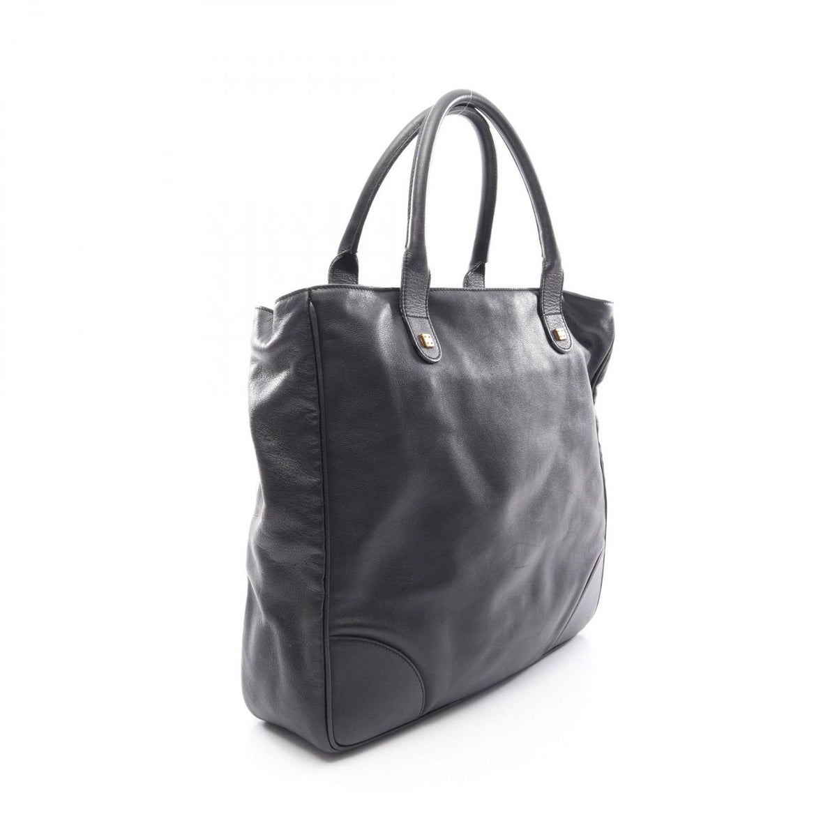 Loewe Tote Bag Anagram Black Leather — view 2