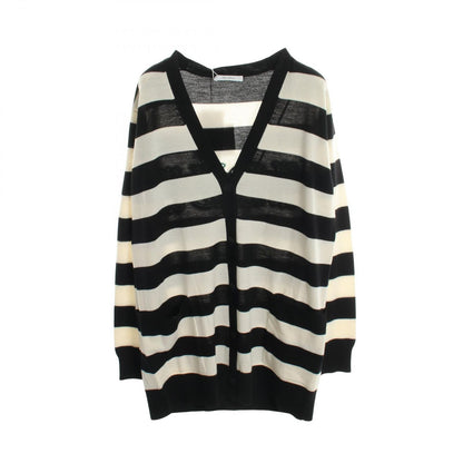 Max Mara Cardigan Fiemme Back Logo Border Wool