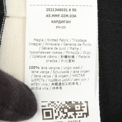 Max Mara Cardigan Fiemme Back Logo Border Wool — view 4