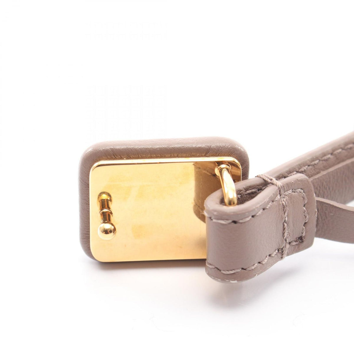 Dior Belt CD Logo Mini Beige Leather — view 6